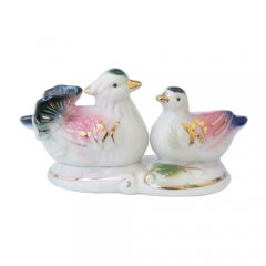 Mandarínske kačice - farebné, keramika
