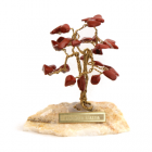 Stromček šťastia jaspis červený - mini