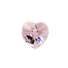 Swarovski srdce ružové 28mm