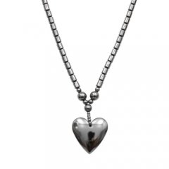 Hematit náhrdelník - srdce 2