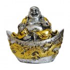 Budha bohatstvo a prosperita - ingot, drak, 11cm