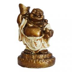 Budha bohatstvo a prosperita - ingot, tekvica - Wu Lou, 11cm