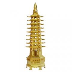 Pagoda - zlatá 13cm